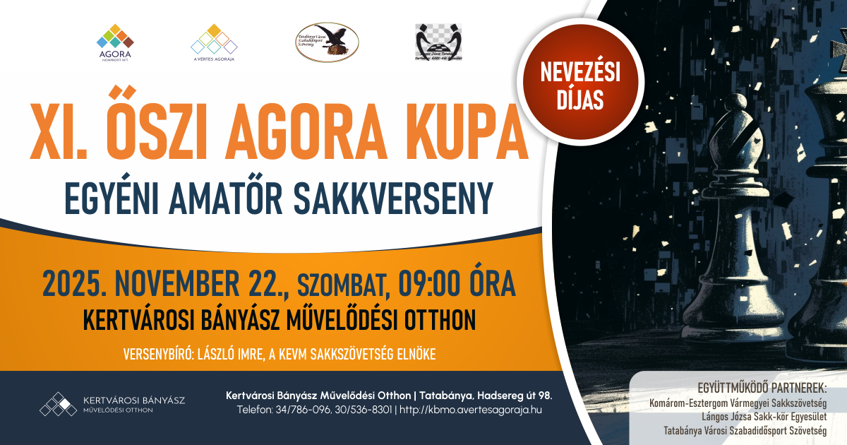 XI. ŐSZI AGORA KUPA