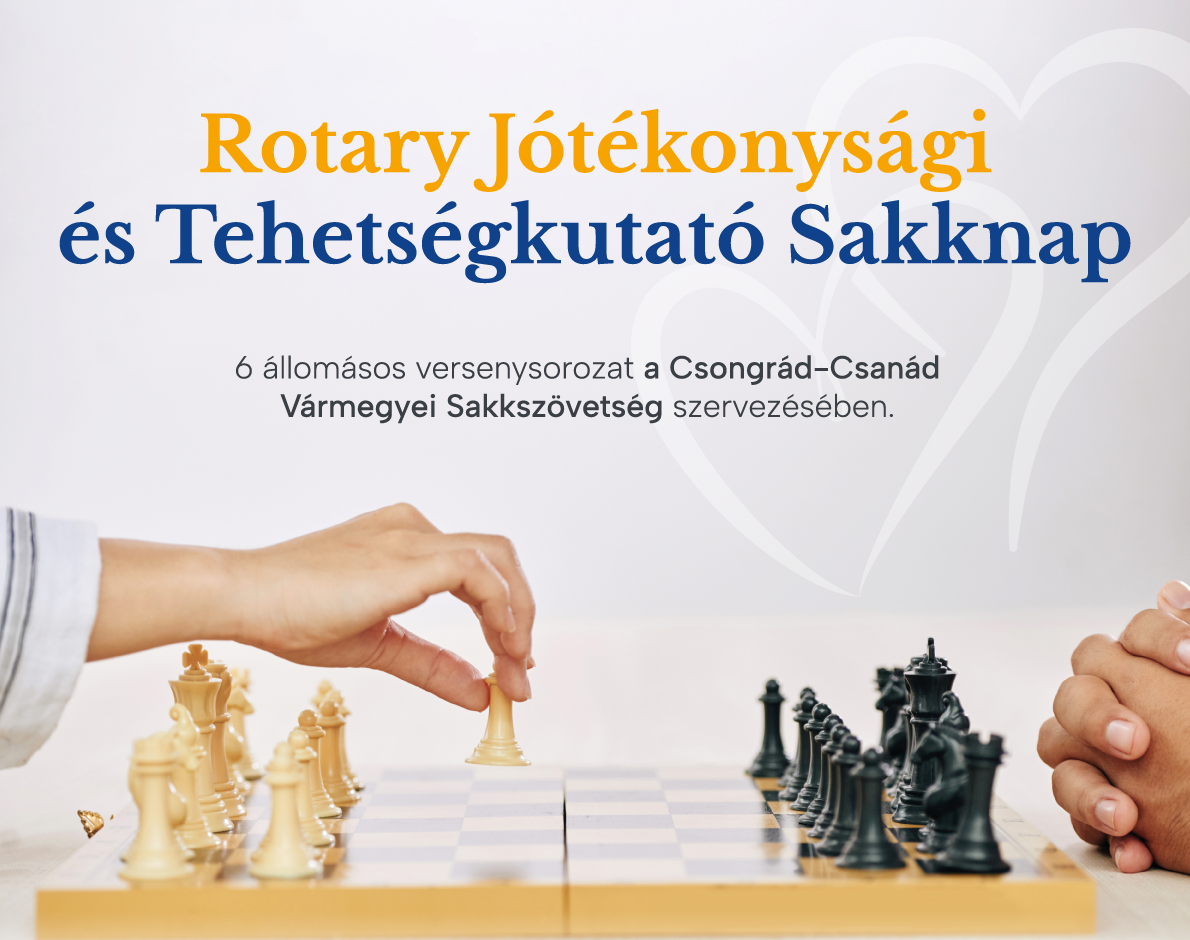 Rotary Jótékonysági és Tehetségkutató sakknap