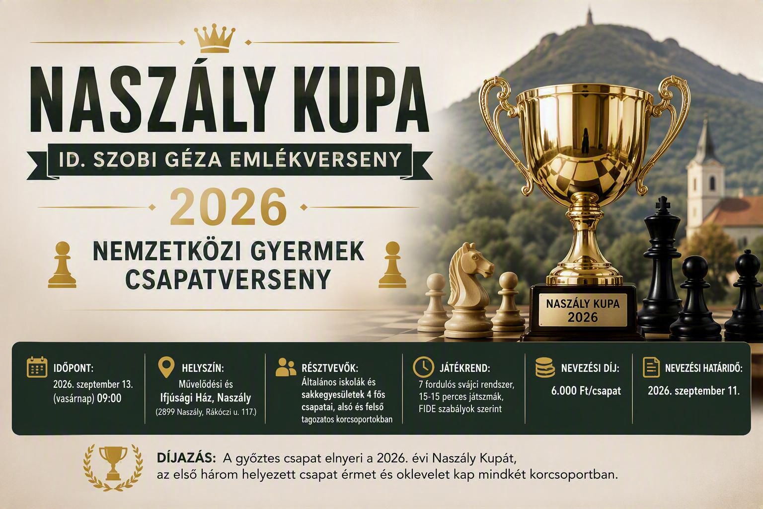 NASZÁLY KUPA – ID. SZOBI GÉZA EMLÉKVERSENY